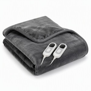 Manta Eléctrica Térmica 2026 de 180x200cm, Doble Control, Lavable, Franela, 9 Ajustes de Calor, Apagado Automático, Calentador de Cama, AC 220V CE - Product Image 4