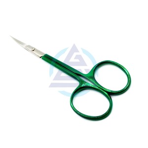 Tijeras Curvas para Cutículas, Cortador Profesional Extra Fino y Superafilado |   Tijeras de Manicura Profesionales Personalizadas con un Hermoso Diseño - Product Image 1