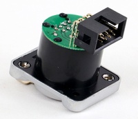 Prise Ethernet RJ45 étanche IP65, industrielle, circulaire, blindée, de type D, à montage sur panneau, Gigabit RJ45 pour équipement