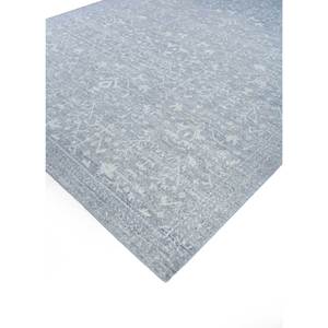 พรมขนสัตว์ถักมือ Erbe Blue รุ่น Gs-45 ลายเหรียญตรา สำหรับใช้ในบ้าน - พรมจาอีปุร์ สหรัฐอเมริกา - Product Image 2