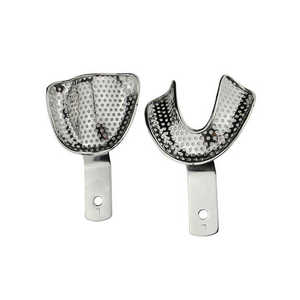 ถาดโลหะโลหะโลหะพิมพ์ลายเครื่องมือทันตกรรมถาดพิมพ์ลายเกี่ยวกับศัลยกรรมกระดูก - Product Image 6