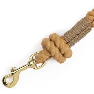 Correa de Perro de Cuerda de Algodón Hecha a Mano de Primera Calidad, Diseño Caramelo, Trenzada Mediana, Correa de Entrenamiento para Mascotas con Muestra Gratis - Product Image 4