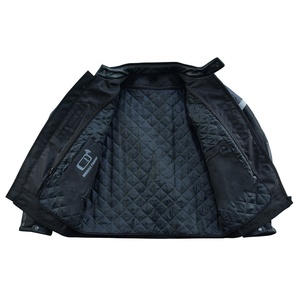 Chaqueta de cuero para motocicleta para hombre, reflectante, impermeable, estilo motorista, con certificado CE, nueva - Product Image 4