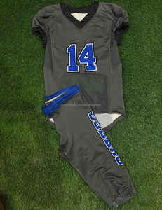 Vente en gros d'uniformes de football américain personnalisés de qualité supérieure, sublimation, respirant, antibactérien, séchage rapide, nouveau style - Product Image 2