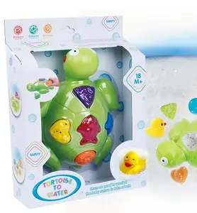 Jouets de bain éducatifs Blocs de tortue drôles