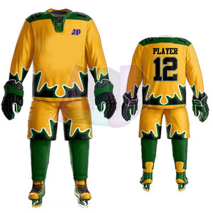 Tenues de hockey sur glace de qualité supérieure, tissu 100% polyester, respirant et anti-humidité, protection maximale, confort et performance - Product Image 2