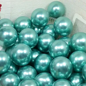 Groothandel Hoge Kwaliteit 5/10/12/18/36 Inch Chroom Metallic Latex Ballon Voor Baby Shower Xmas Verjaardag Bruiloft Feest Decoratie