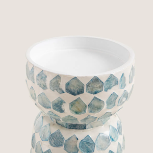 Bougeoir en nacre élégant fabriqué à la main Capiz Shell incrustation Ramadan bougeoir islamique du Vietnam - Product Image 2