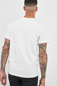 T-shirt vierge en coton de haute qualité pour hommes avec logo personnalisé pour impression aux États-Unis - Product Image 3