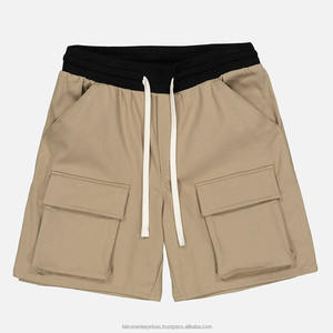 Shorts de survêtement pour femmes, taille élastique, grande taille, style streetwear, en polyester/coton respirant, avec impression de logo personnalisé - Product Image 4