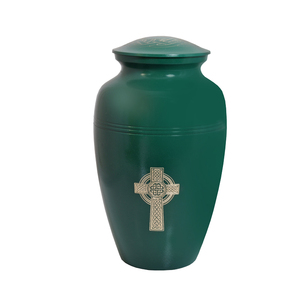 Urne de crémation en laiton martelée et gravée, Design moderne, décorative, qualité supérieure, meilleure vente, stockage de cendres humaines - Product Image 6