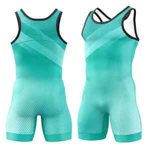 ชุดมวยปล้ำ OEM สำหรับเด็กและผู้ใหญ่ ผ้ามีความยืดหยุ่นสูง สำหรับผู้ชาย พิมพ์ลายแบบซับลิเมชั่น ชุดยกน้ำหนักแบบสั่งทำ ชุดมวยปล้ำแบบชิ้นเดียว - Product Image 4