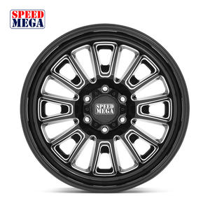 Jantes tout-terrain en alliage d'aluminium chromées brillantes forgées CNC à déport profond 24x12 26x10 28x14 8x170 8x180 8x6.5 6x5.5 - Product Image 3