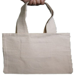 Bolso de mano de algodón 100% sublimación en blanco, bolsos de hombro de gran tamaño, compras, universidad, logotipo impreso personalizado, cremallera reutilizable ecológica - Product Image 6