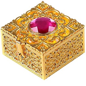 Boîte à bijoux en bois de meilleure qualité, Kit de maquillage, collier, Bracelet, rangement, boîte à souvenirs pour filles, cadeaux de mariage pour femmes - Product Image 5