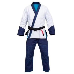 Kimono de Jiu-Jitsu brésilien 100% coton de haute qualité, sur mesure, vêtements d'arts martiaux de judo avec un design en tissage perlé, service OEM - Product Image 6