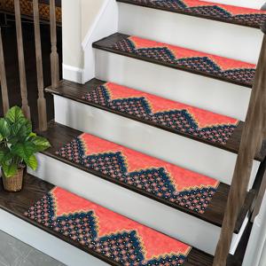 Vintage Floral Printed Rug, Kilim Decor, Washable, Turkish Design,Step Rug - Product Image 2