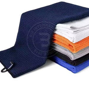 Serviette de golf en tissu gaufré de qualité supérieure, durable, à absorption rapide, pour le nettoyage de l'équipement - Product Image 5