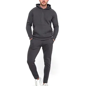 High Quality Plus Size Comfortable Men Tracksuits / Plain Dyed Casual Fashion Sportswear Men Tracksuits