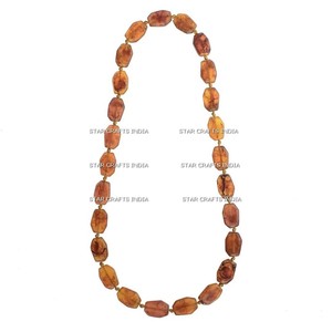 Ready to Ship in Stock Fast Dispatch Fashion Epoxy <b>Resin</b> Beads Long Necklace Bohemia Women <b>Coloured</b> Beads Necklace - Product Image 5
