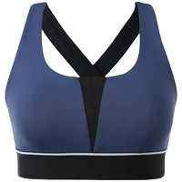 Sujetador de alta intensidad para mujer, ropa interior Sexy para Yoga, malla central, Top deportivo, almohadilla de pecho independiente con diseño personalizado, venta al por mayor - Product Image 2