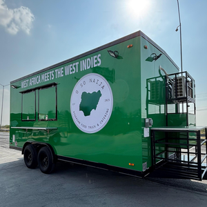 Mobile licensed food trailer taco <b>box</b> <b>pizza</b> trailer ice cream barbecue food truck trailer equipped with a full kitchen - Product Image 2