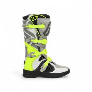 Bottes de cross Acerbis X-Team imperméables en cuir véritable, montantes jusqu'au milieu du mollet, avec embout en acier et fermeture éclair, semelle en caoutchouc, pour l'hiver et l'été - Product Image 3