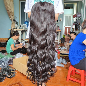 ผมต่อแบบ Body Wave แบบมัดมือ 100% ผมแท้เวอร์จิ้นเรมี่ แบบเส้นเดียว ติดตั้งได้ตั้งแต่หูถึงหู ผมแท้เวียดนาม - Product Image 1