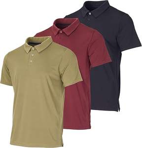 Chemise de golf en coton Vente en gros Nouveau polo Chemise polo pour homme Échantillon gratuit Demi-manches avec broderie imprimée personnalisée - Product Image 6