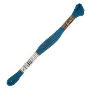 Anchor Muline Fil à broder à la main Turquoise-Bleu 170-188 DIY Use Free Sample Polyester Material Raw Pattern - Product Image 1