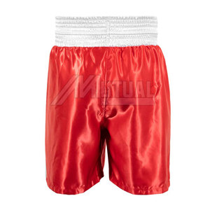 Short de boxe avec logo personnalisé de haute qualité Vente directe en usine Taille moyenne Modèle solide écologique pour les commandes en gros - Product Image 2