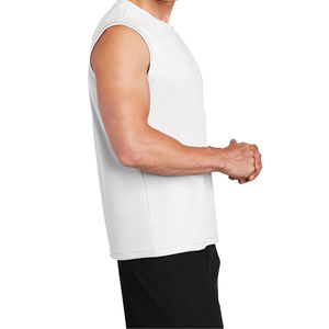Wholesale Custom Made Sleeveless <b>Tank</b> <b>Top</b> Knitted 100% Cotton Breathable Quick Dry Workout Wear <b>Men</b> OEM Service - Product Image 4