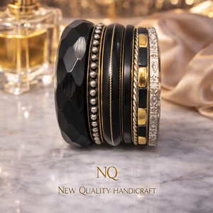 Luxury Resin Metal Bangles <b>Set</b> for Women Handmade Designer Ethnic <b>Bracelet</b> <b>Set</b> Traditional Indian Wedding Jewelry - Product Image 1