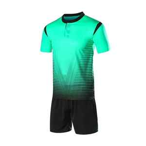 Uniforme de entrenamiento de fútbol verde de alto rendimiento para hombre, kit de fútbol de nueva temporada, conjunto personalizado con logotipo personalizado para adultos, venta completa - Product Image 3