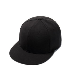 Bulk 100% Cotton Twill Elastic Back Snapback Caps Adjustable Classic Baseball <b>Hats</b> with <b>Flat</b> Visor Comfortable Everyday - Product Image 2