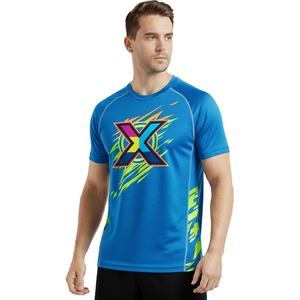 T-shirt pour homme à col rond, coton léger, coupe confortable, impression de logo personnalisée, vente en gros, mode décontractée, usage quotidien, manches courtes - Product Image 4