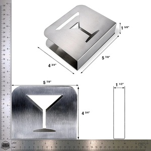 Porta servilletas moderno con diseño de ranura vertical, base estable, estilo que ahorra espacio, ideal para bares, cafeterías, restaurantes y hogares - Product Image 5