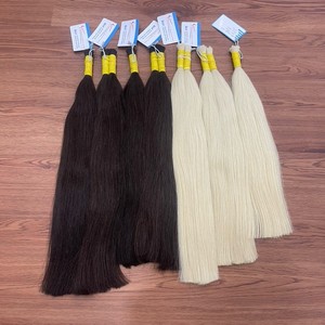 ผ้าผมยุโรปคุณภาพสูงกลุ่มผมมนุษย์สําหรับถักผ้าไม่ทอใช้กับต่อผมผ้าอัจฉริยะ - Product Image 6