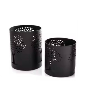 Vela de tejido dorado, soporte votivo, vela votiva de Metal decorativa de Navidad de lujo, tarro de vela dorado con estilo aceptable OEM ODM - Product Image 4