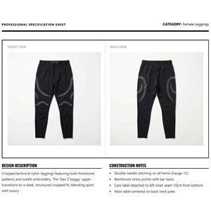 Pantalons de survêtement pour femmes, coupe skinny, hiver, strass, poids lourd, jambe droite, style Y2K, polyester/coton écologique, streetwear, OEM - Product Image 6