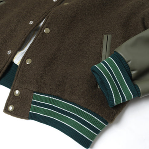 Personnalisable Haute Qualité Plus La Taille Collège Varsity Vestes pour Hommes Hiver Laine Tissu Letterman Bomber Hip Hop Style Stand Your - Product Image 4