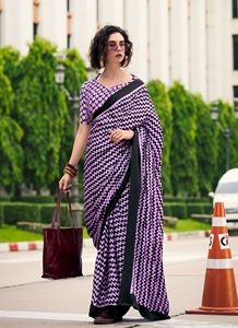 Lancement d'une incroyable collection de saris en soie sat-tin japonais pour adultes - Product Image 6