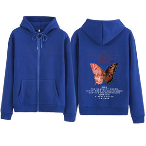 Sudadera con capucha de lana de algodón para mujer, Sudadera con capucha cómoda con cierre de cremallera para Otoño Invierno, ropa cálida, entrenamiento de gimnasio o uso de viaje - Product Image 5