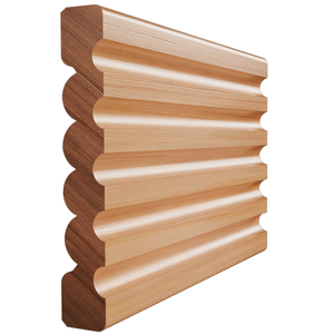 Moldura de Madera de Sapele EFS al por Mayor, Moldura para Marcos de Cuadros Tallados, Moldura para Paredes, Techos, Puertas y Muebles - Product Image 1