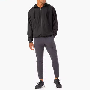 Proveedor de Ropa Deportiva de Tallas Grandes, Ropa de Fitness con Descuento por Volumen, MOQ Bajo, Chaqueta Ligera de Una Sola Capa Resistente al Viento, Anoraks Personalizadas - Product Image 5