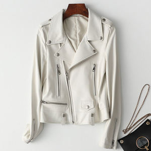 Hot 2026 modèle hommes femmes vêtements en cuir veste nouvelle mode hommes veste en cuir coupe-vent en cuir veste 2025 - Product Image 4