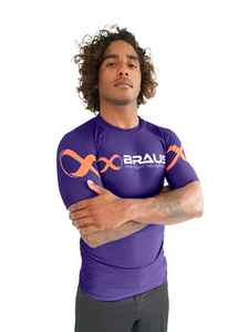 MMA Training Gear Rash Guard Short Sleeve <b>Compression</b> Custom OEM Spandex UPF50+ Breathable White <b>Black</b> <b>Shirt</b> Made in Pakistan - Product Image 6