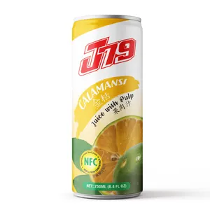 250ml J79 Calamansi suco bebida com polpa Nunca do concentrado Apenas suco natural Vietnã Fornecedores Fabricantes