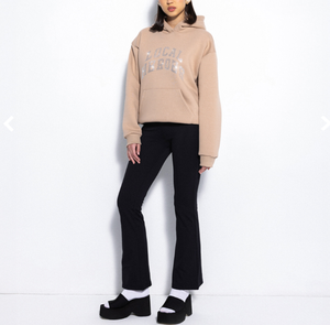 Sweats à capuche longs pour femmes de qualité supérieure de luxe pour l'hiver broderie 3D à paillettes avant Logo Tie Dye décoré - Product Image 4
