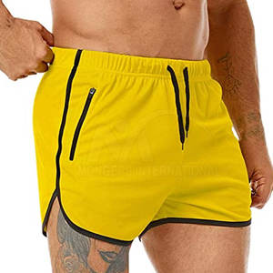 กางเกงวิ่งขาสั้นเอวสูงสไตล์สตรีทสำหรับฤดูร้อนกางเกงขาสั้นสีพื้นระบายอากาศได้ดีเป็นมิตรกับสิ่งแวดล้อม - Product Image 5